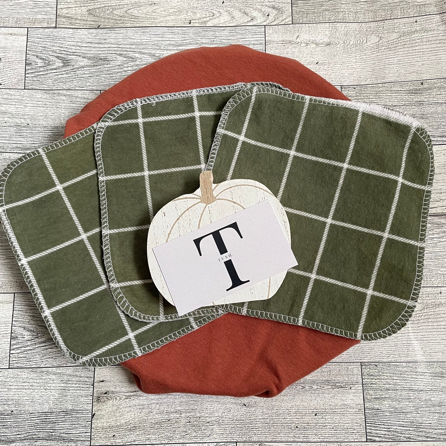 Fall Cotton Flannel Cloth Wipes