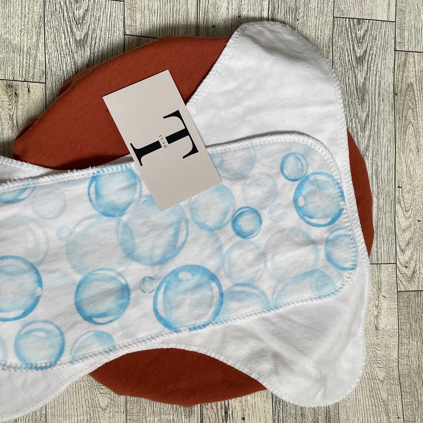 Bubbles 2-layer Sm Contour (White Cotton Inner OLD FABRIC)